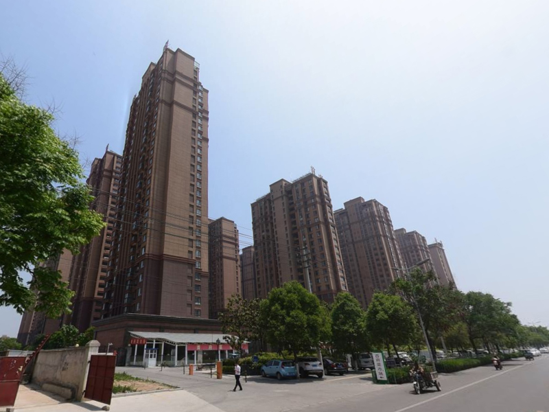 淮北金域香苑小區項目定制百葉窗、樓梯扶手產品