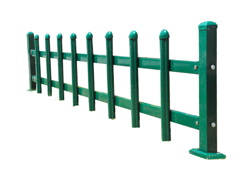 圓頭草坪鋅鋼圍欄圖片